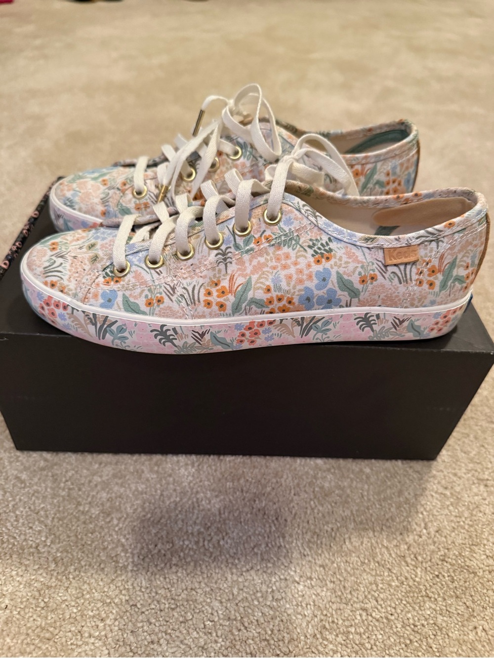 Keds Rifle Paper Co Kickstart Meadow Pink, size 5.5